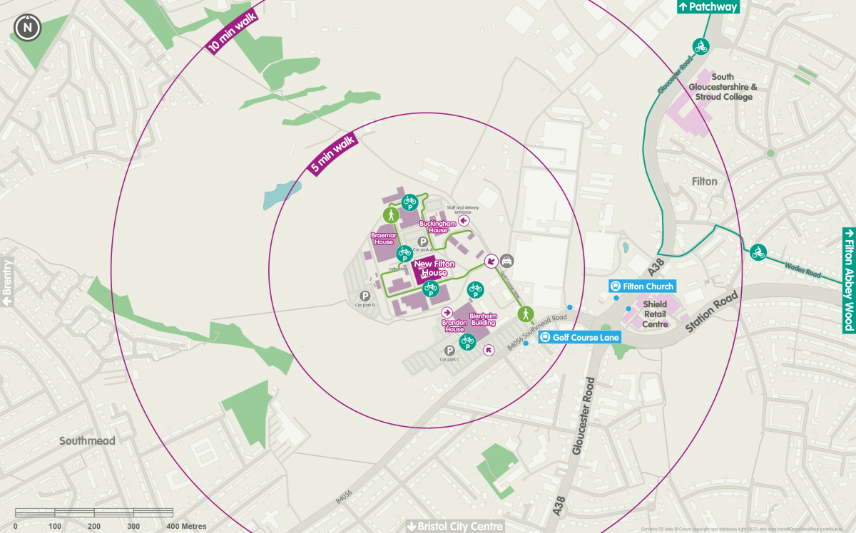 Car parks, cycle and walking paths and bus stops are within a 10 minutes walk.