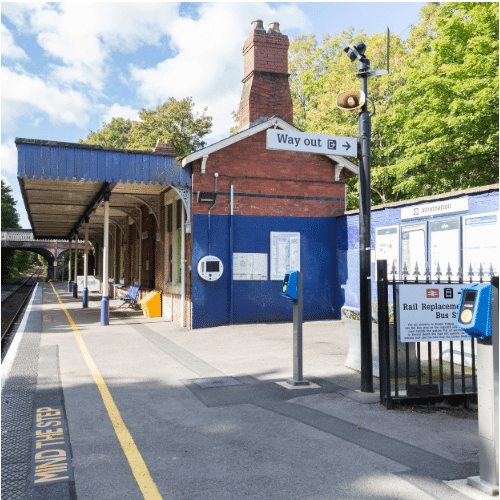 National Rail access map